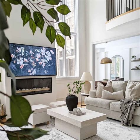 30 Eye-catching TV Over Fireplace Ideas for Function and Style