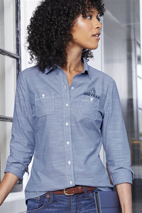 Port Authority Women's Slub Chambray Shirt | Product | Online Apparel ...
