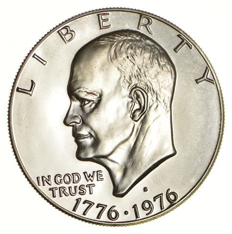 Silver - SPECIALLY MINTED - S Mint Mark - 1976-S - 40% Eisenhower ...