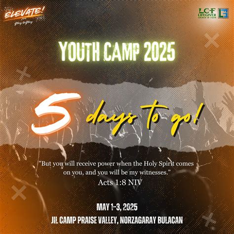 YOUTH CAMP 2025: ELEVATE from Glory to Glory! ?, Jil Camp Praise Valley ...