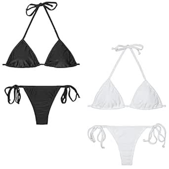Buy Luxemburg Sexy Women's Bikini Lingerie Set (Pack of 2) (Free Size ...
