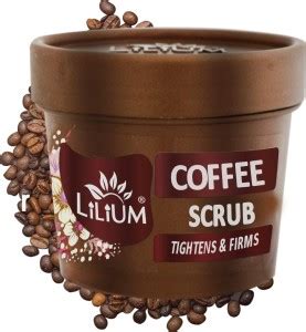 LILIUM Coffee Scrub For Moisture Lock With Age Defiance, Ultra Glow ...