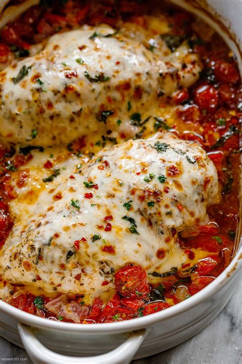 Baked Mozzarella Chicken Rolls - Chefinoz