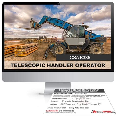 Image result for Telehandler License