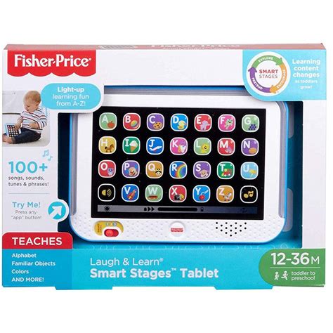Buy Fisher Price Laugh N Learn Smart Stage Tablet, Blue Online at Best ...