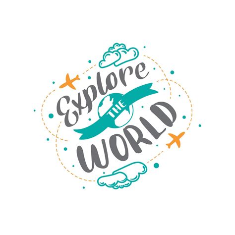 explore the world adventure and travel logo design 23004860 Vector Art at Vecteezy