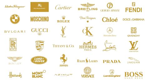 Luxury brand logos | Luxury clothing brands, Luxury brand logo, Luxury ...
