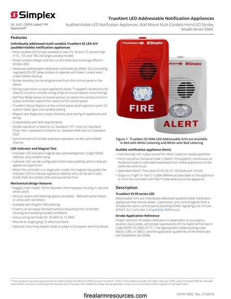 Image result for Simplex TrueAlert Voice