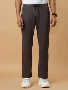 N AND J Solid Men Brown Track Pants - Buy N AND J Solid Men Brown Track ...