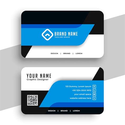 Calling Card Design Blue 的图像结果