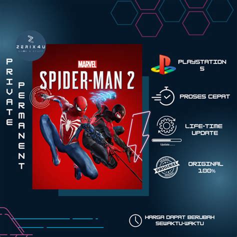 Jual REDEEM CODE MARVEL'S SPIDERMAN 2 PS5 PLAYSTATION 5 SPIDER-MAN II ...