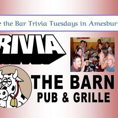 Game Time Trivia Tuesday Nights at the Barn in Amesbury, The Barn Pub ...