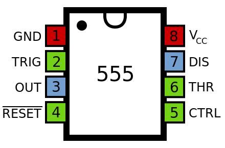 555定时器引脚图及功能-与非网