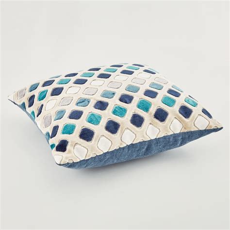 Buy Moonlight Mallard Jacquard Cushion Cover - 40x40cm from Home Centre ...