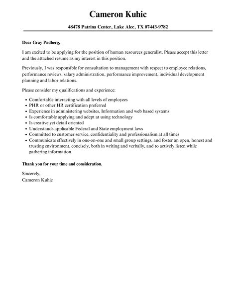 Formidable Info About Motivation Letter For Human Resource Management Stock Market Resume Sample ...