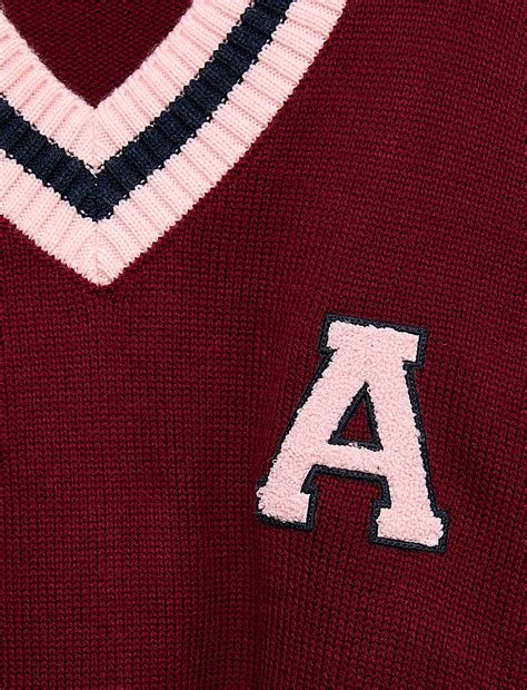 Buy Varsity Knitted Jumper (6-16 Yrs) at Marks & Spencer
