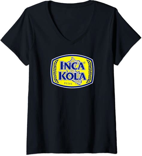 Buy Womens Inca Kola Soda, Peruvian Lima, Sevicce Azeda Drink V-Neck T ...