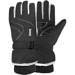 Igloos Girls C40 Thinsulate Insulation Taslon Ski Gloves, Anthracite ...