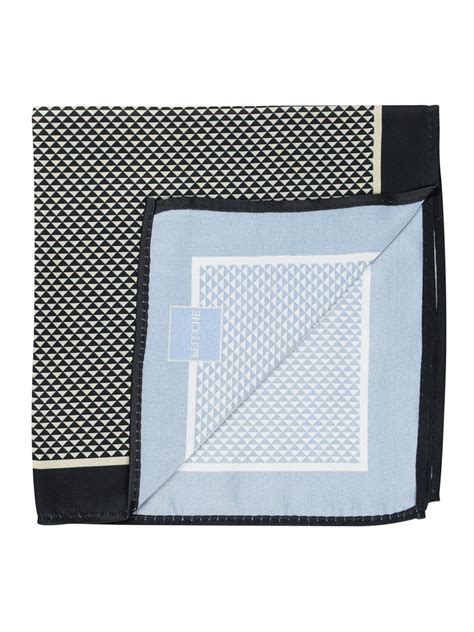 Buy Peluche Illusion Print Pocket Square For Men online @ www.Peluche.in
