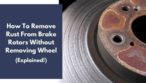 Image result for How to Clean Rust Off Brake Rotors