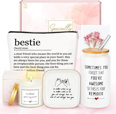 Amazon.com: VAGLOTE Best Friend Birthday Gifts for Women, Gifts for ...