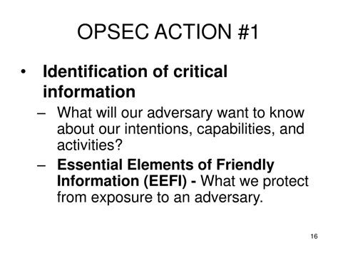 Image result for OPSEC Flow Chart