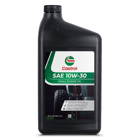 Castrol SAE 10W-30 Small Engine Oil For 4-Cycle Engines - Protects ...