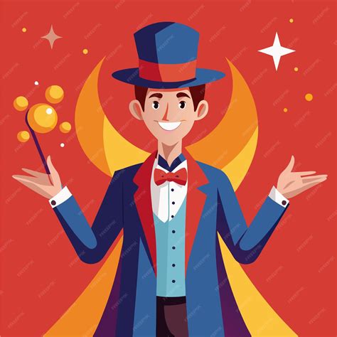 Magician Clip Art Vector Design Work | Premium AI-generated vector