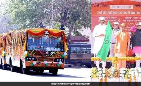 मुख्यमंत्री आदित्यनाथ ने ‘राजधानी एक्सप्रेस’ बस सेवा को हरी झंडी दिखाई ...