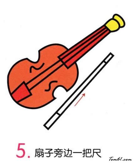 小提琴图片_学习简笔画_少儿图库_中国儿童资源网