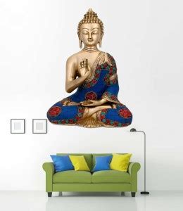 Ocean Decore 60 cm Lord Buddha wall sticker Self Adhesive Sticker Price ...
