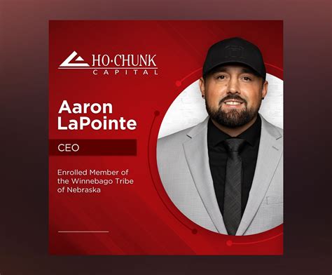 Meet Aaron LaPointe Sr. A Member Of The Ho-Chunk Capital Team ...