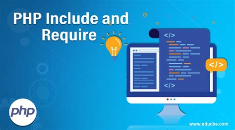 PHP Include and Require - Funcation with Examples