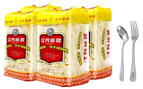 Kong Moon Mei Fun Rice Stick Noodles Rice Vermicelli Net WT: 16oz Pack ...