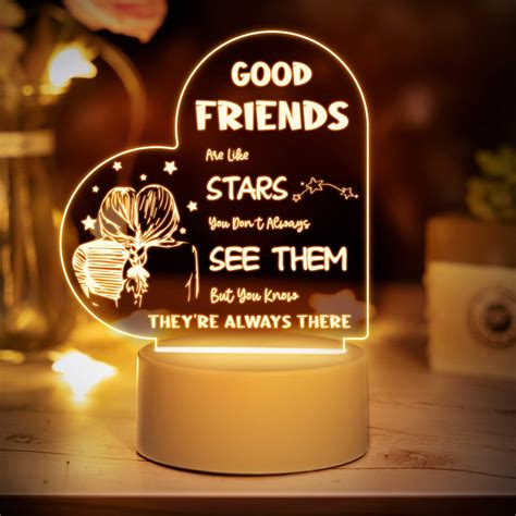 Best Friends Gifts, Friendship Night Light, Friendship Gifts for Women ...