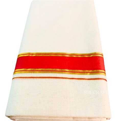 KERALA HANDLOOM DHOTHI FOR ONAM | ONAM ATTIRE | COTTON KASAVU MUNDU ...