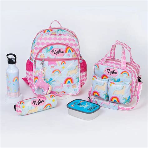 Buy Blue Unicorn School Bag For Kids | Rosada Baby