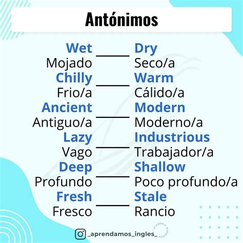 Sinónimos Y Antónimos De Fresh En Inglés – AWBR