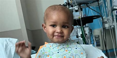 2-year-old girl returns home from hospital after beating stage 4 cancer