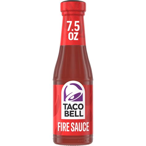 Taco Bell Fire Sauce, 7.5 oz Bottle - Walmart.com
