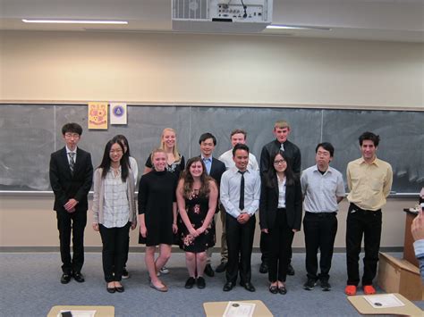 Pi Mu Epsilon induction ceremony · Math · Lafayette College