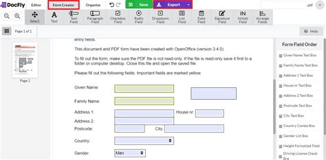Image result for How to Create Fillable PDF From Excel