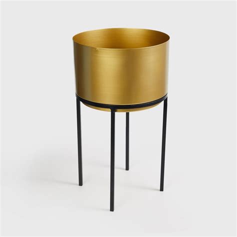 Buy Valencia Set of 2 Metal Planters with Stand from Home Centre at ...