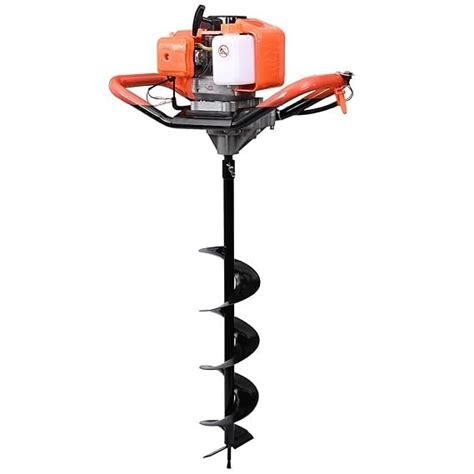 Earth Auger Post Hole Digger Machine Petrol Engine 63cc with 6 Inch ...