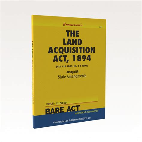 Commercial's Land Acquisition Act, 1894 Bare Act book – BuyTestSeries.in