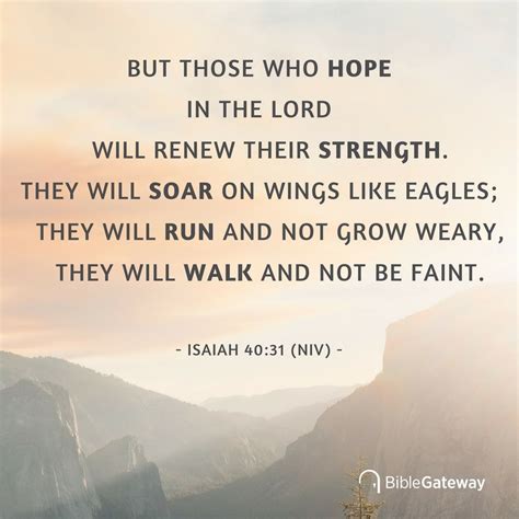 Isaiah 40:31 (NIV) | Daily bible verse, Bible, Isaiah 40 31