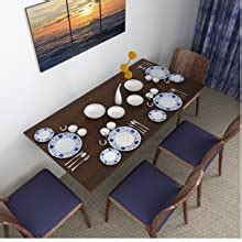 BLUEWUD Reynold Engineered Wall Mount Wood Study and Computer Laptop ...