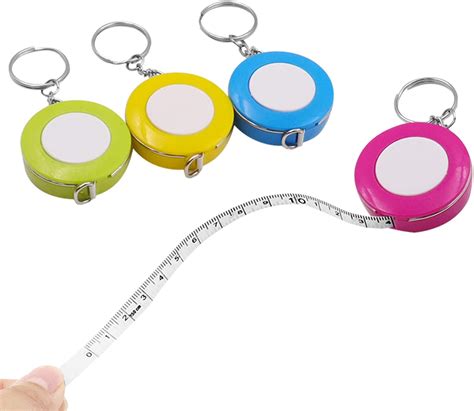 Amazon.com: HeroNeo 1 Pcs Soft Tape with Keychain, Dual Sided Flexible Ruler Measuring ...
