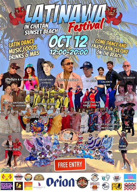 LATINAWA FESTIVAL 2025, 北谷町サンセットビーチ, Okinawa, 12 October 2025 | AllEvents