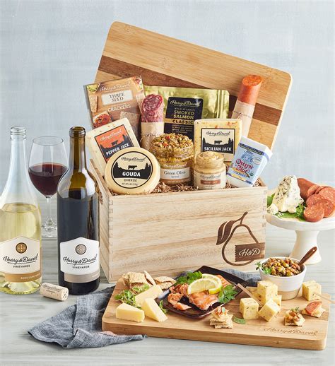 Wine Cheese Meat Baskets